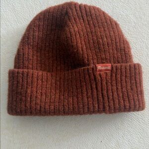 Burnt Orange Madewell Wool Hat